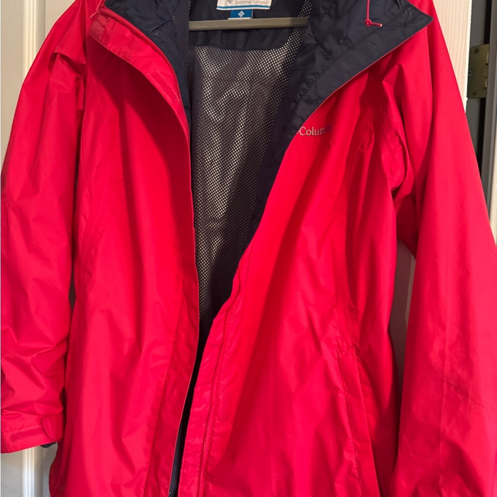 Columbia Women’s Arcadia II Ruby Red Waterproof Jacket